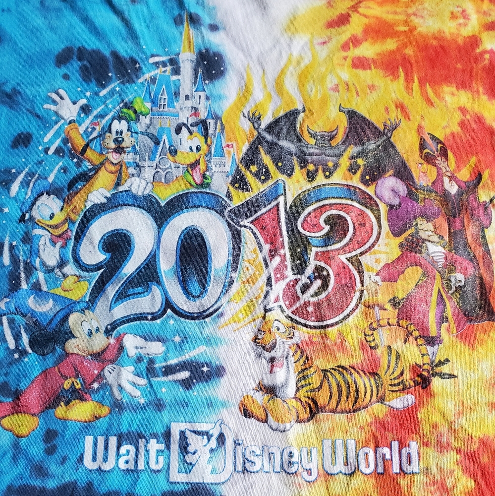 2013 Tie dye Disney Tee